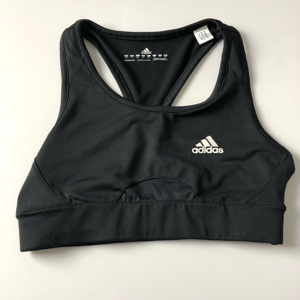 Adidas sports bra black size S